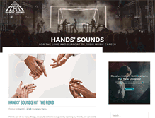 Tablet Screenshot of handssounds.com
